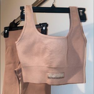 Ribbed Matching Workout Set